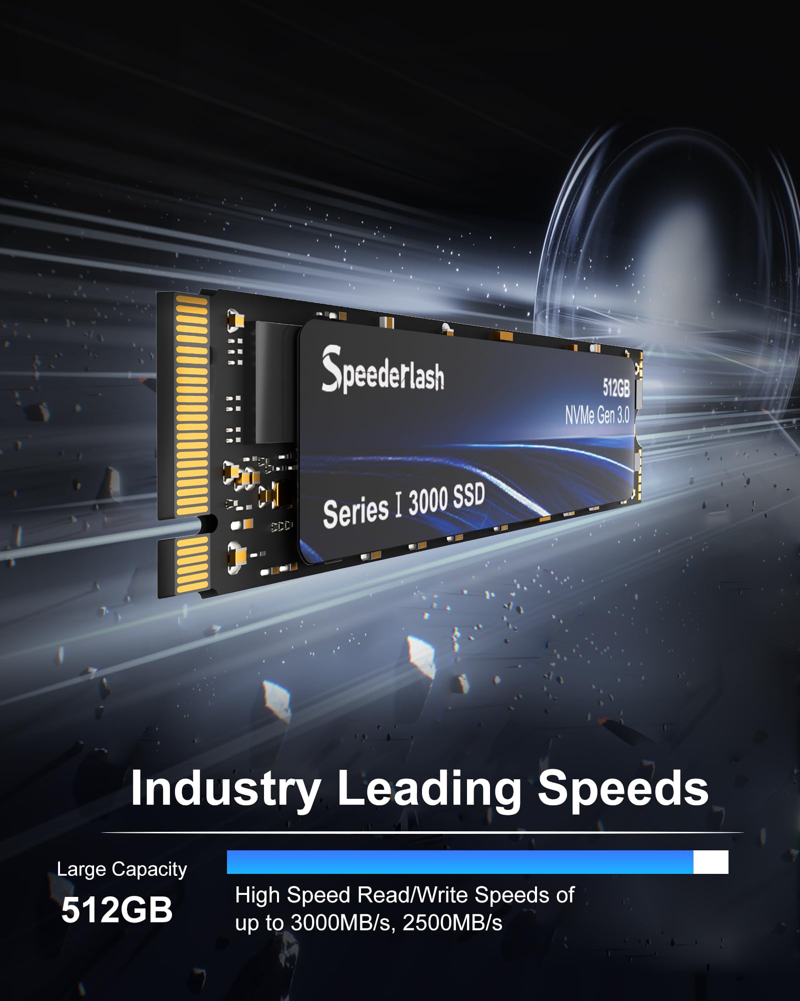 Amazon.com: Speederlash 512GB NVMe M.2 PCIe3.0 SSD, Gen3x4 M.2